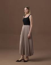 bej double plisoley etek 2