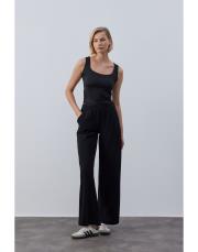 siyah bol pantolon 2