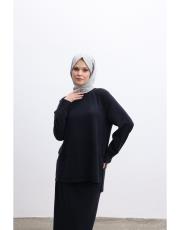 lacivert triko kalem etekli takım 5