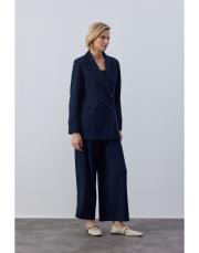 lacivert bol formlu blazer takım 3