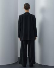 siyah triko v yaka bol formlu takım 3