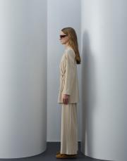 bej triko kimono takım 3