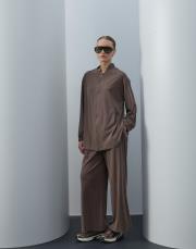 kahverengi örme spor takım 2