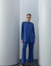 indigo modal nervür dikişli takım 2