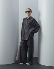 füme modal fermuarlı takım 3