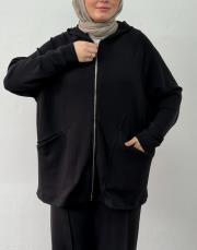 siyah modal fermuarlı takım 4