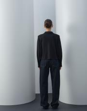 siyah vatkalı polo sweat 3