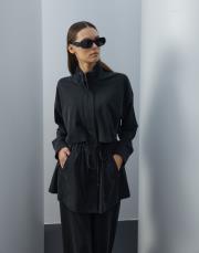 siyah örme bağcık detaylı takım 2