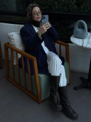 lacivert koton blazer ceket 2